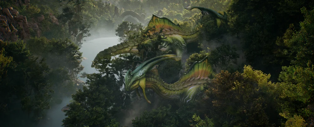 幻想生物模型展示