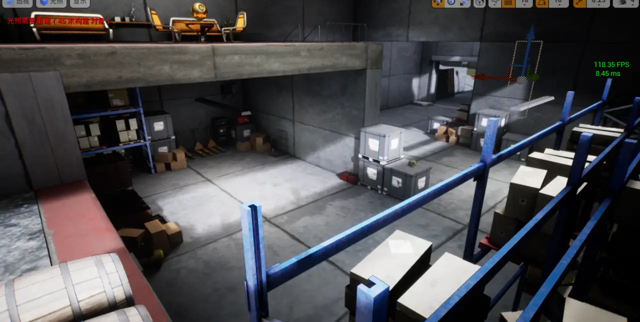 可行性验证 对接UE场景尺寸