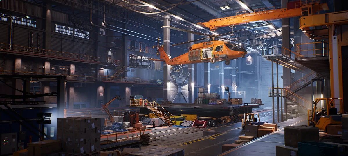 早期夜晚光照-背景过亮