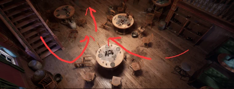 动态叙事：摆放暗示动线