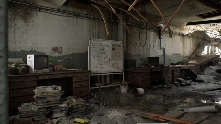 最终效果-废墟走廊